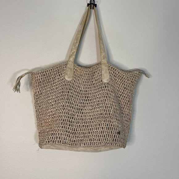 Flora Bella Bags Flora Bella Beach Bag Tote Shopper Straw Raffia